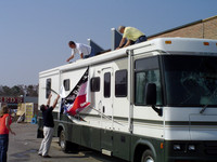 Temporary Waveland Location-Banking from RV